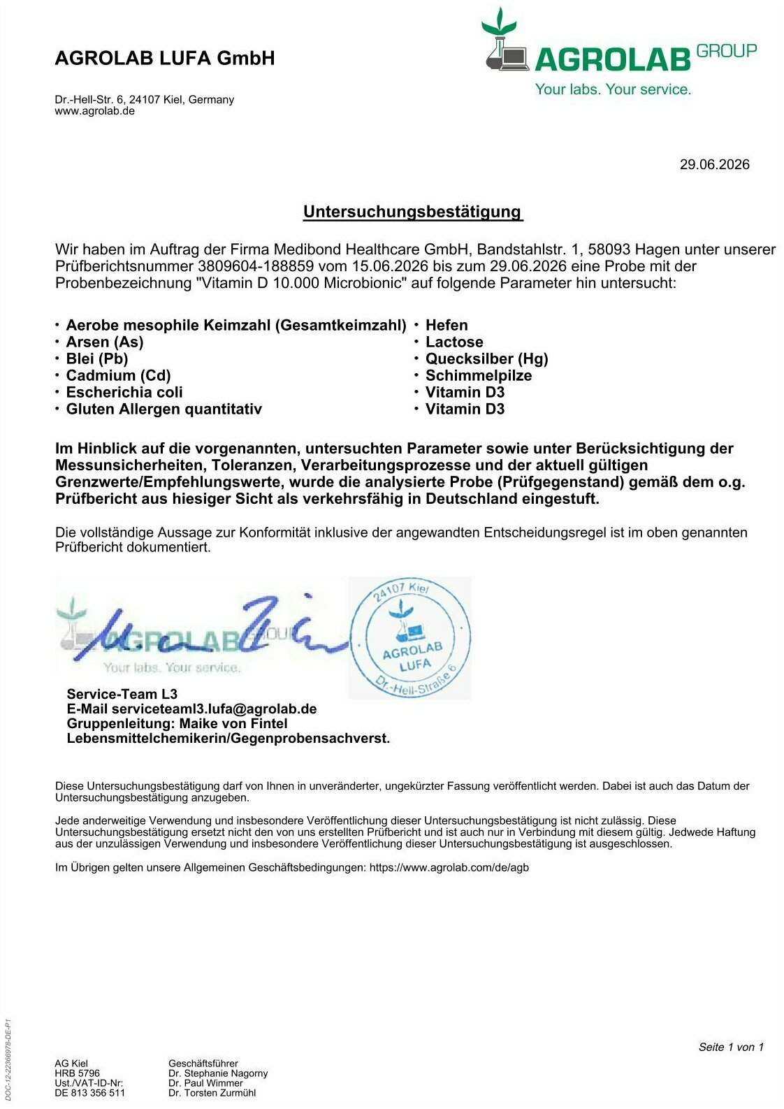 Microbionic Vitamin D 10.000 90 Tabletten