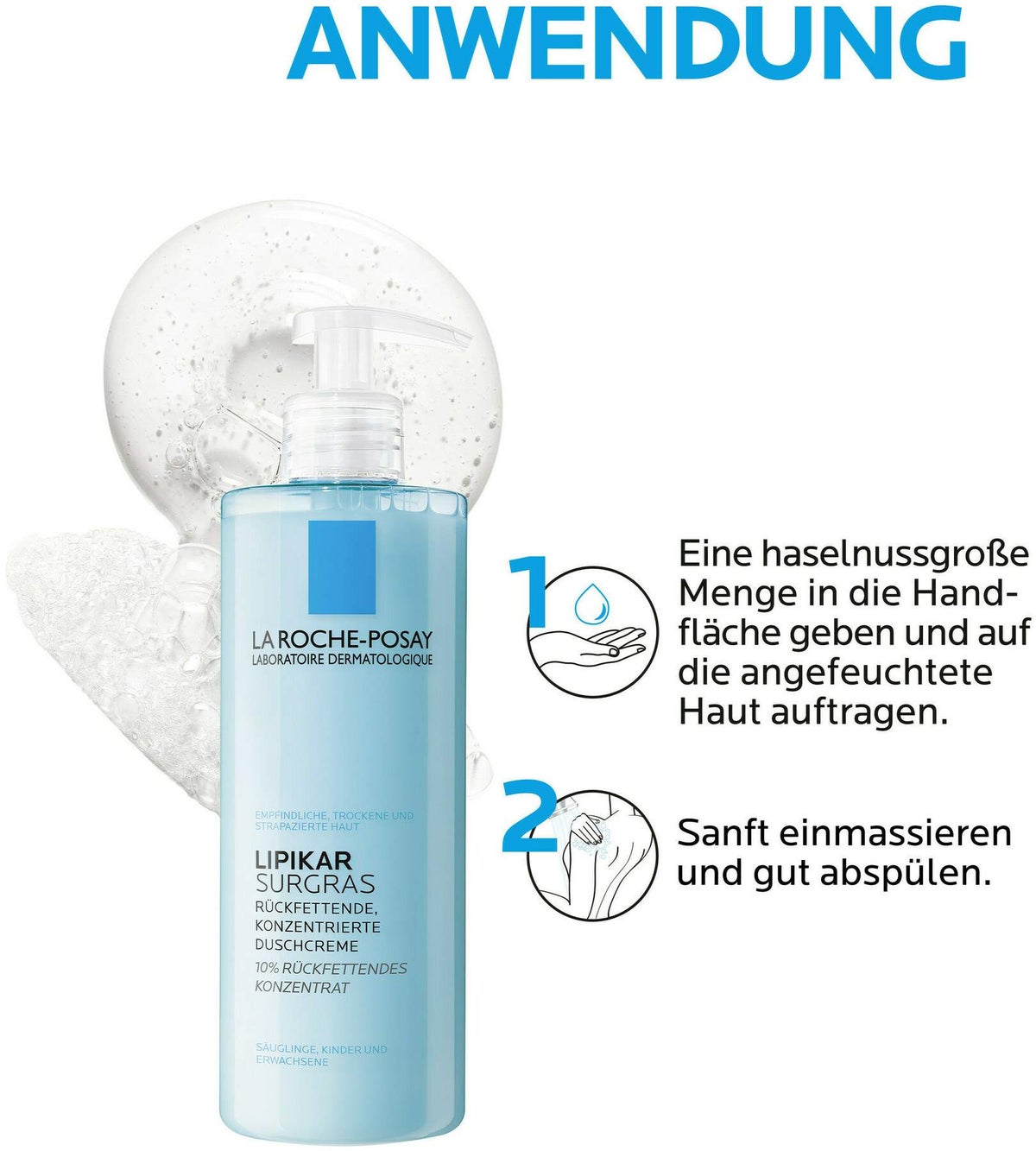 La Roche Posay Lipikar Surgras Duschcreme 400 ml Duschgel