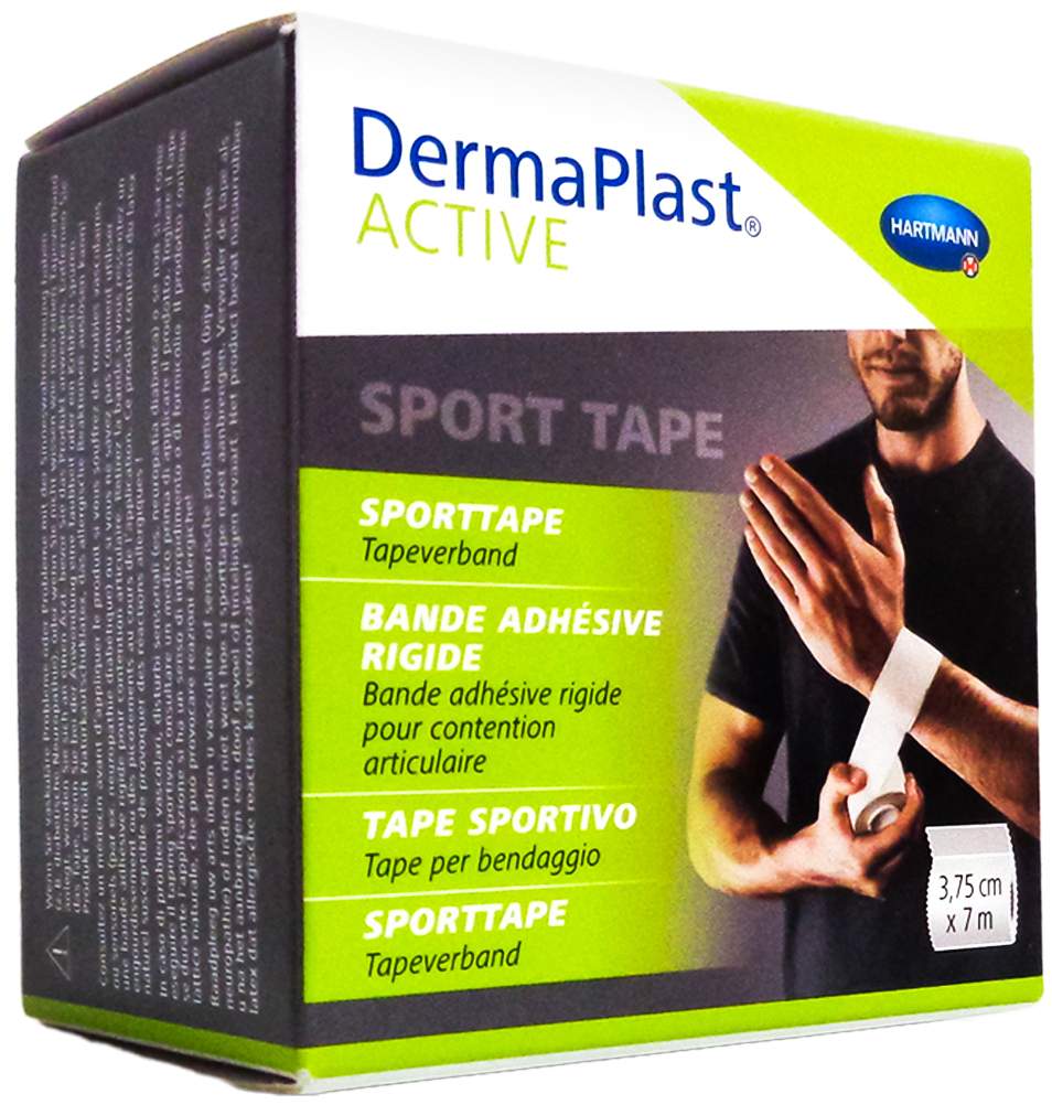 Dermaplast Active Sport Tape 3,75 cm X 7 M Weiß 1 Stück