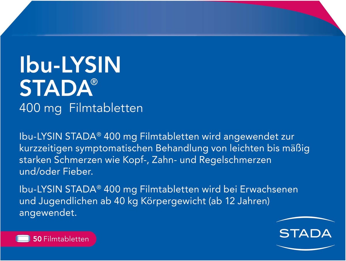 Ibu-Lysin Stada 400 mg 50 Filmtabletten