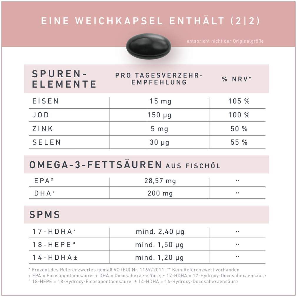 Velnatal Schwangerschaft + Stillzeit 90 Weichkapseln