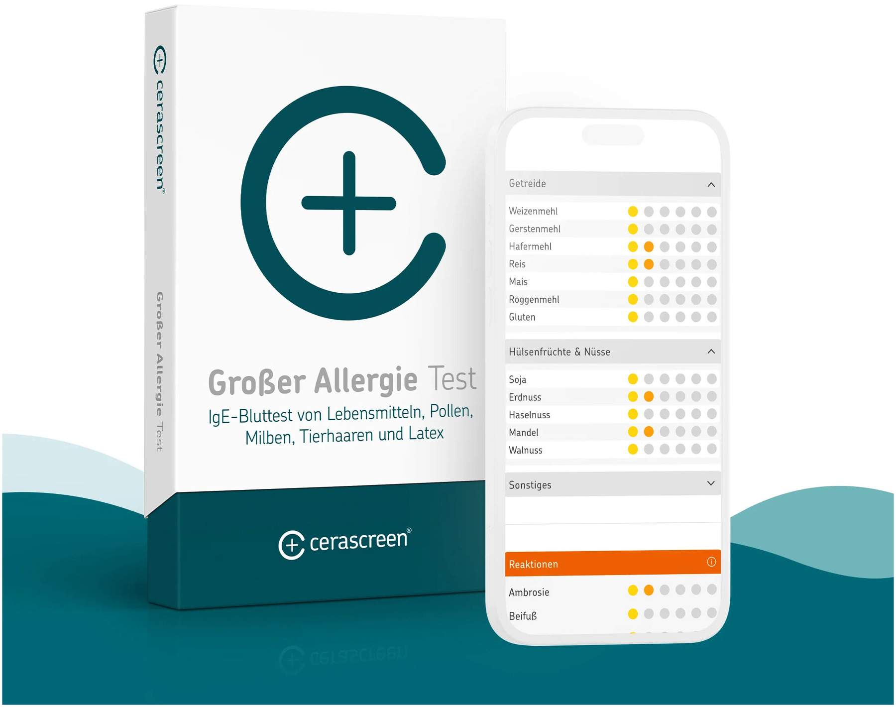 Cerascreen Großer Allergie-Test-Kit Blut