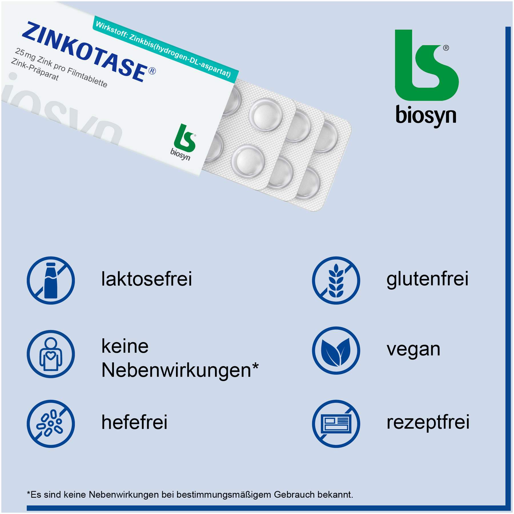 Zinkotase Filmtabletten 50 Filmtabletten
