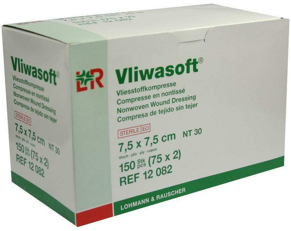 Vliwasoft Vlieskompressen 7             Lagig