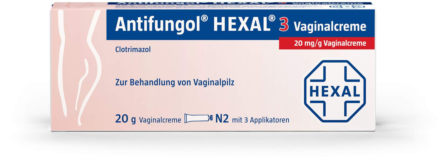 Antifungol Hexal 3 Vaginalcreme 20 g