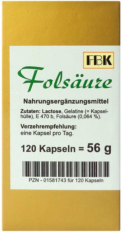 Folsäure Kapseln