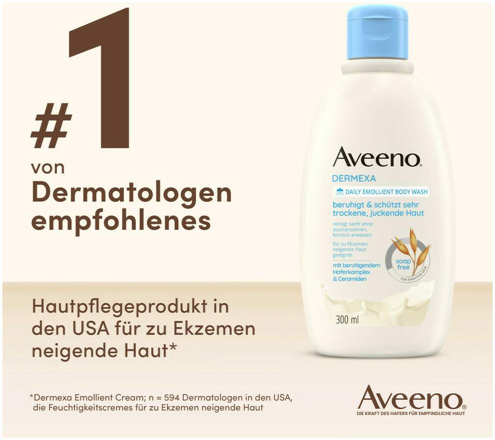 Aveeno Dermexa Emollientien Duschcreme 200 ml