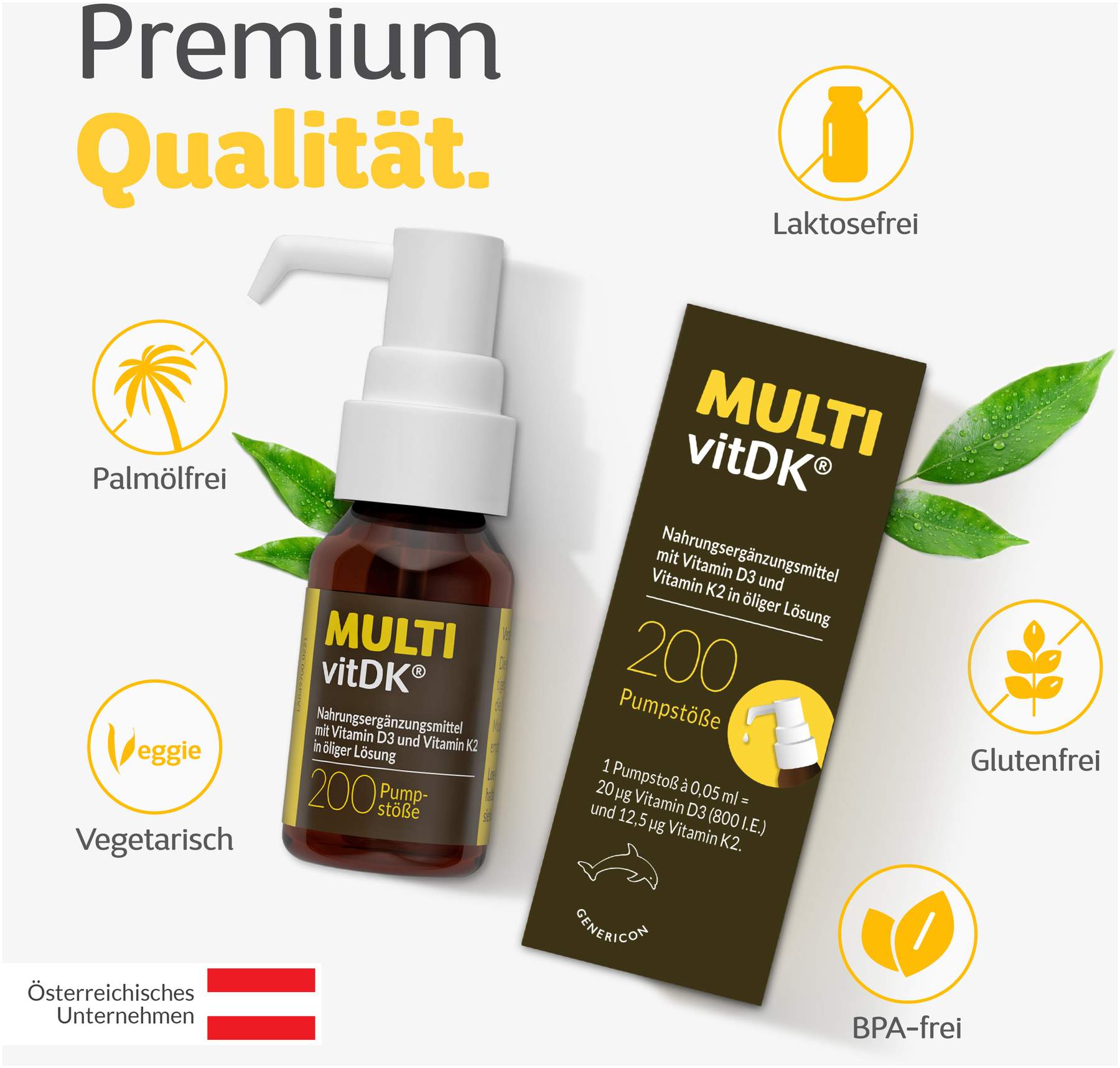 Multivitdk Lösung Vitamin D3+k2 10ml