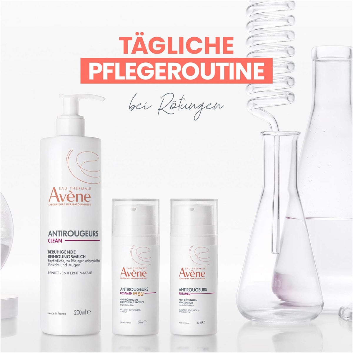 Avene Antirougeurs Clean beruhigende Reinigungsmilch 200 ml