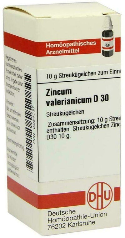 Dhu Zincum Valerianicum D30 10 G Globuli