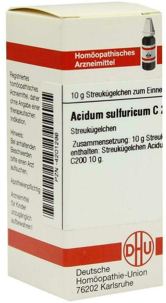 Dhu Acidum Sulfuricum C200 Globuli