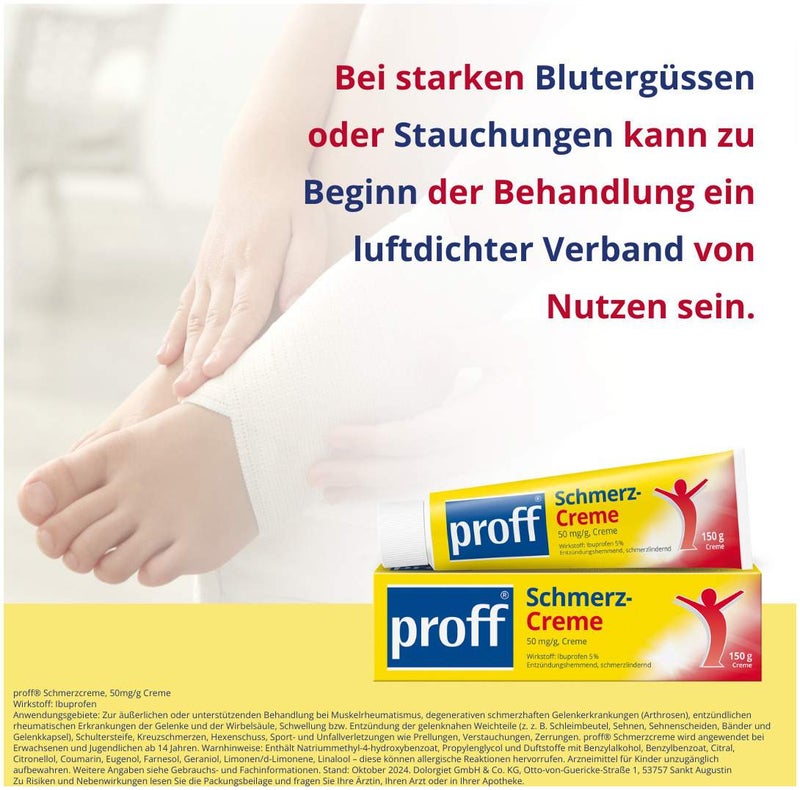 Proff Schmerzcreme 5% 150 g