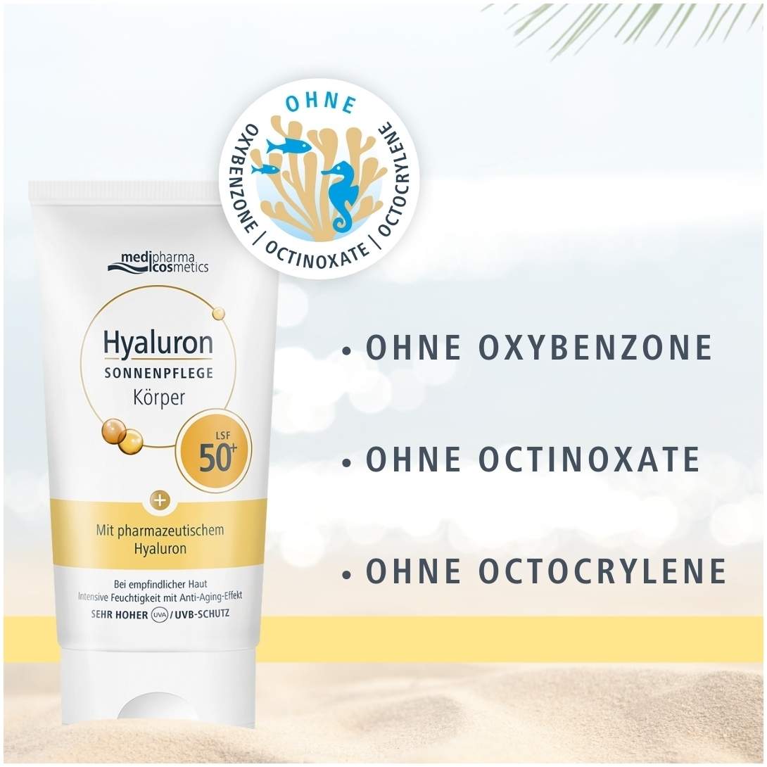 Medipharma Cosmetics Hyaluron Sonnenpflege Körper Lsf 50+ 150ml