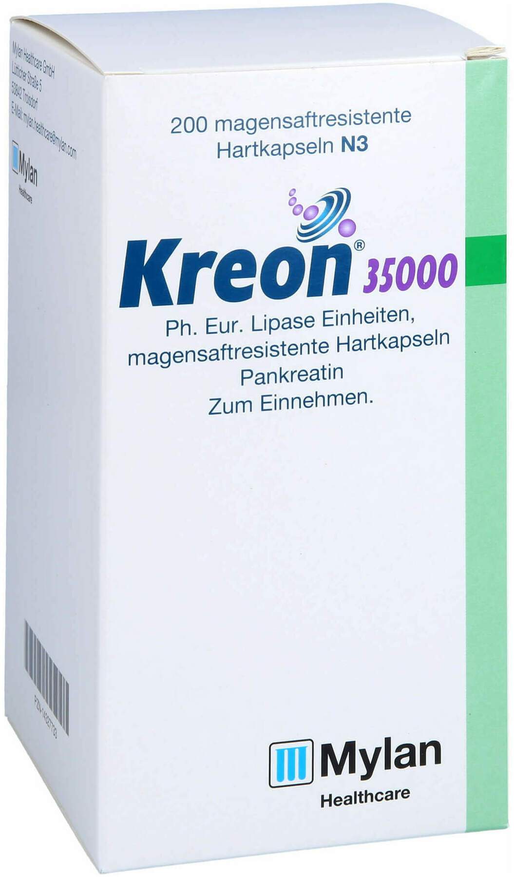 Kreon 35.000 Ph.Eur.Lipase Einheiten Msr.Hartkaps.