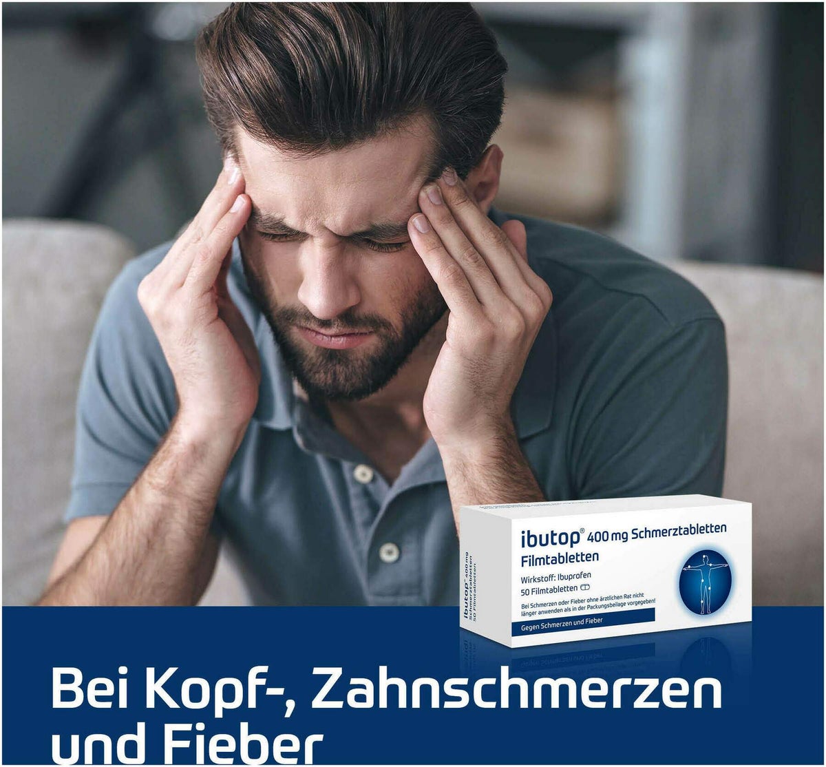 Ibutop 400 mg Schmerztabletten 50 Filmtabletten