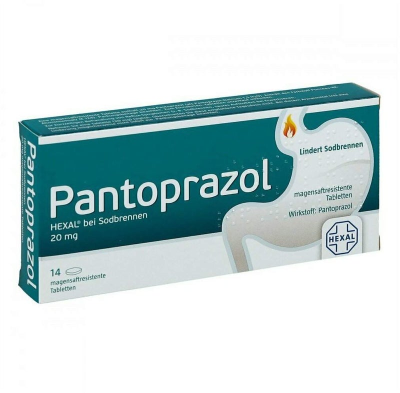 Pantoprazol Hexal bei Sodbrennen 20 mg 14 magensaftresistente Tabletten