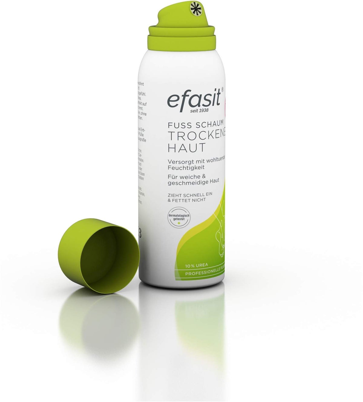 Efasit Fuß Schaum Trockene Haut 125 ml