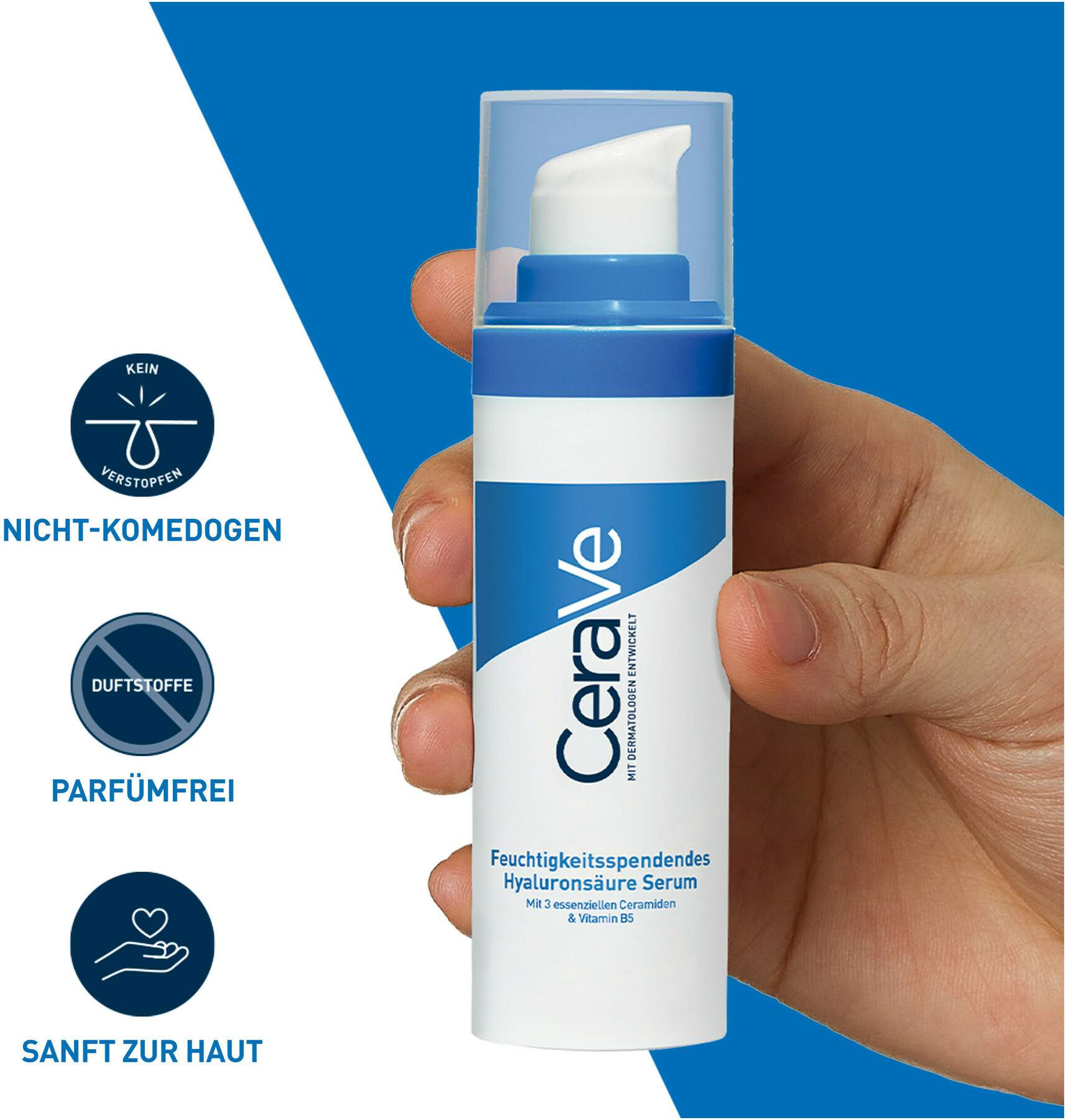 CeraVe feuchtigkeitsspendendes Hyaluronsäure Serum 30 ml