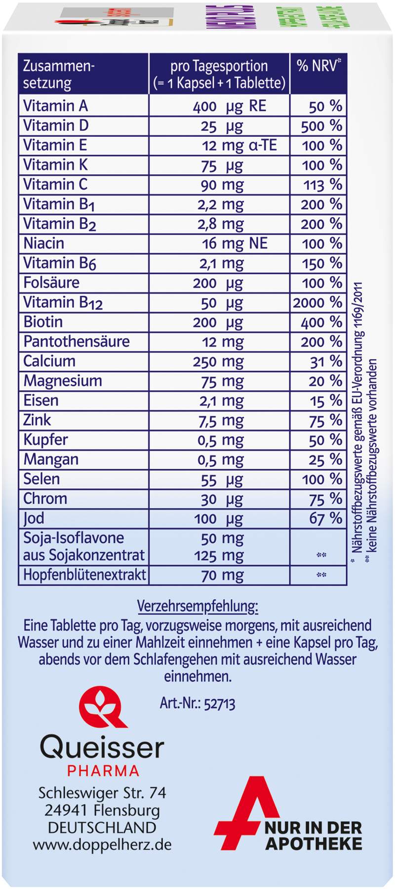 Doppelherz system Meno Plus Kombipackung 1 Stück