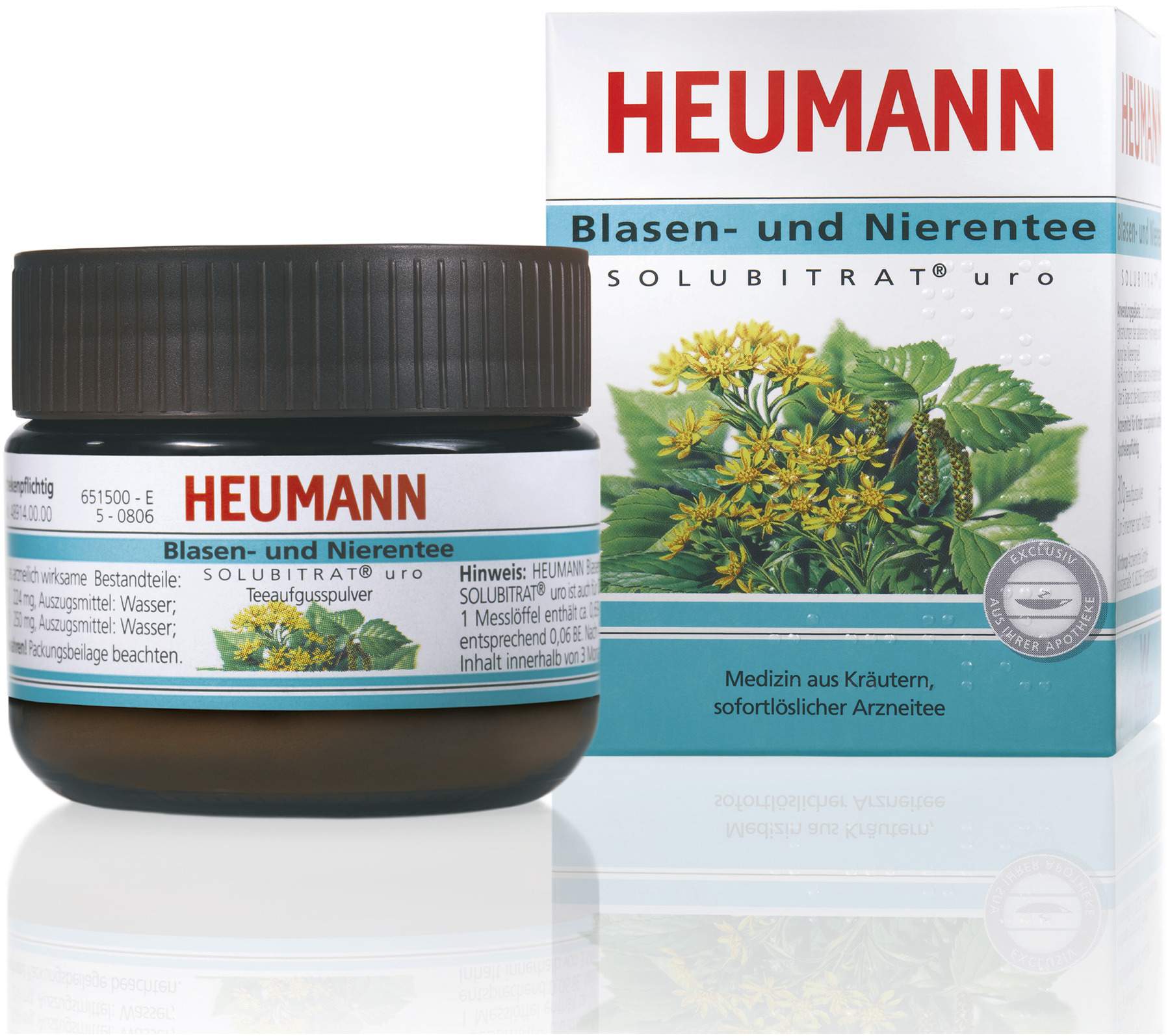 Heumann Blasen und Nierentee Solubritat uro 60 g Instanttee