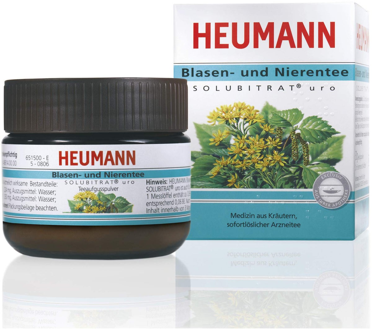 Heumann Blasen und Nierentee Solubritat uro 60 g Instanttee