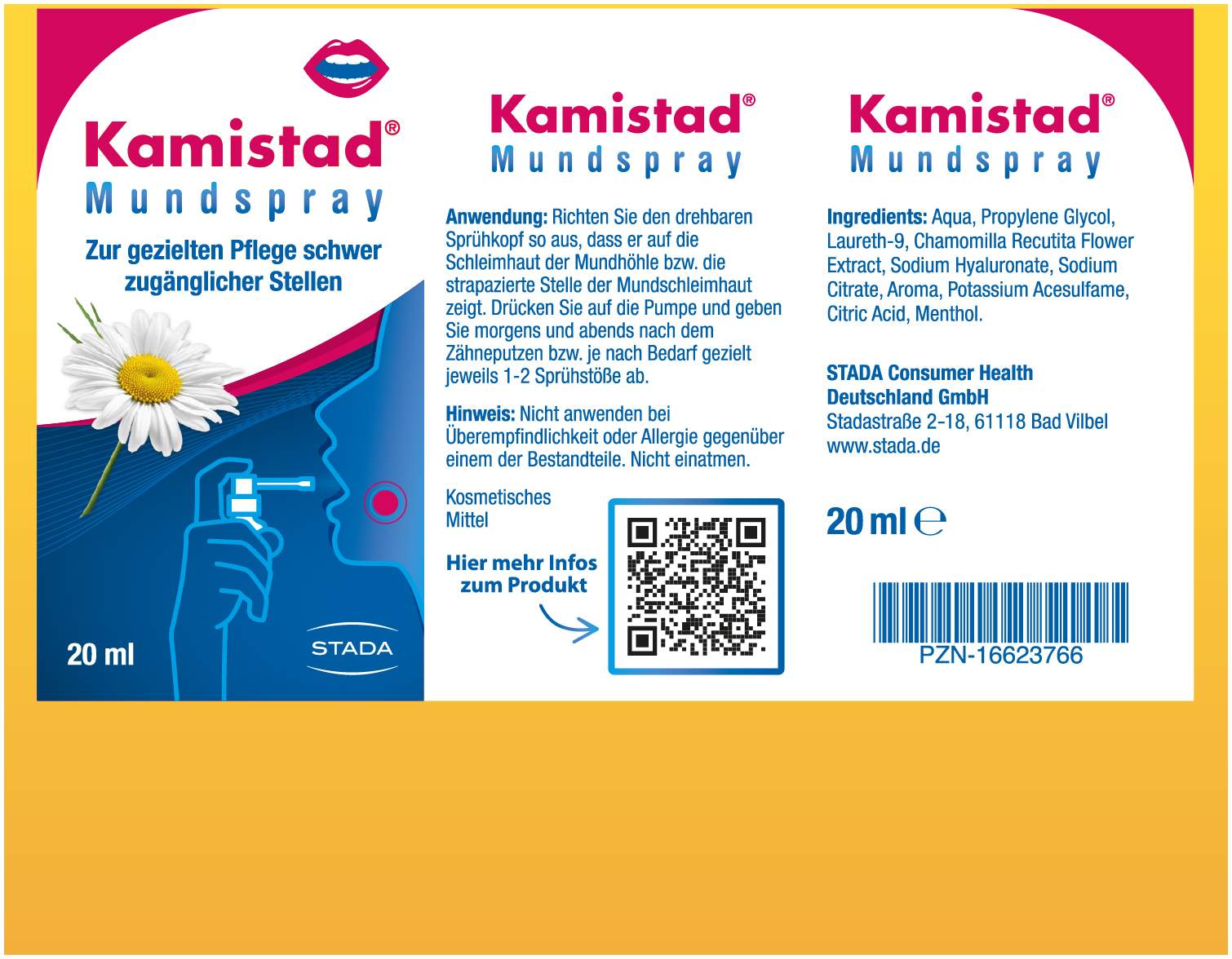 Kamistad Mundspray 20 ml