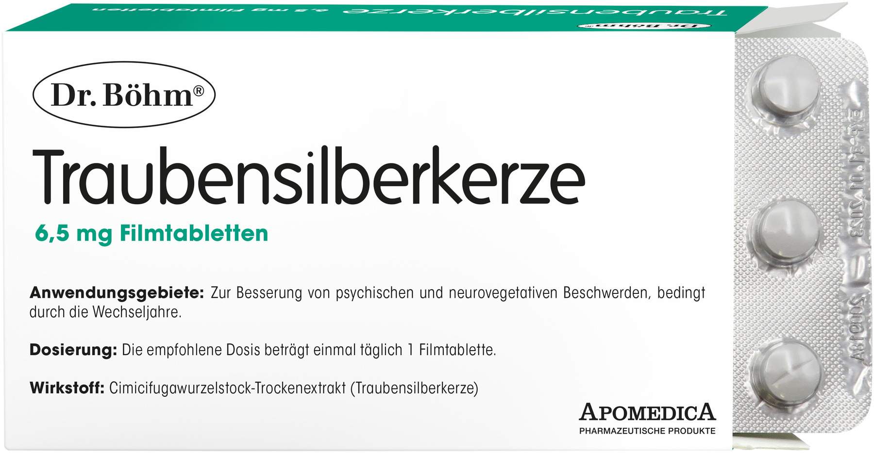 Böhm Traubensilberkerze 6,5 mg 60 Filmtabletten