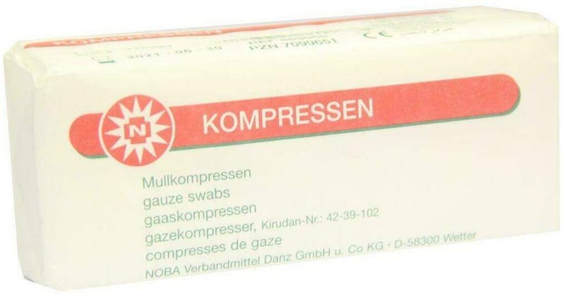 Mullkompressen 5 X 5 cm Unsteril 8fach 100 Kompressen
