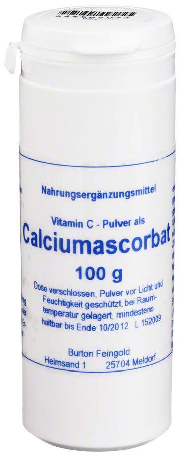 Calciumascorbat Feingold 100 G Pulver