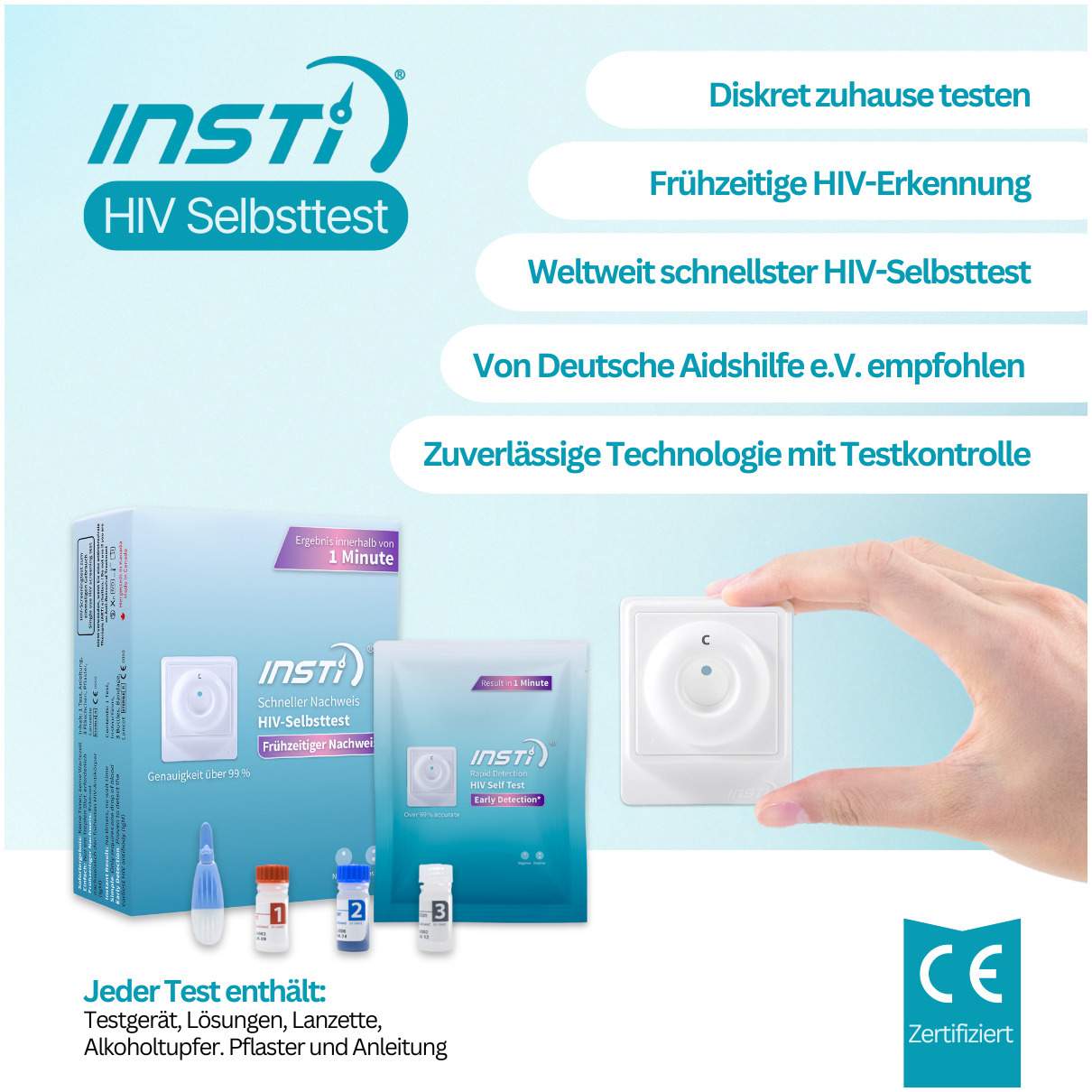 Hiv-Selbsttest Insti 1 Stück