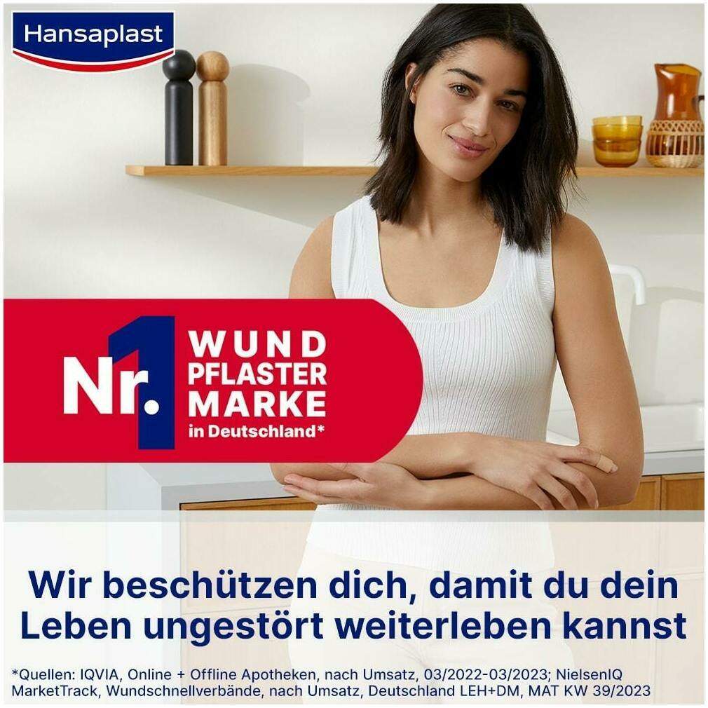Hansaplast Universal Pflasterstrips wasserfest 4 Größen 20 Pflaster