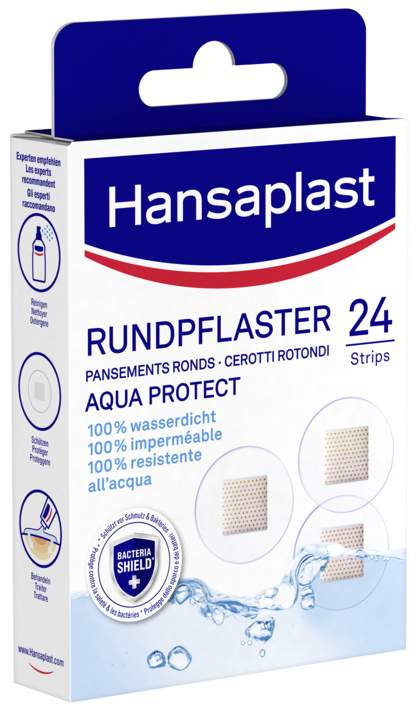 Hansaplast Aqua Protect Rundpflaster 24 Stück