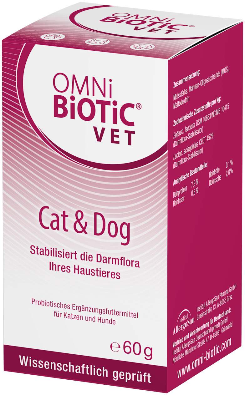 Omni Biotic Vet Cat & Dog 60 g Pulver