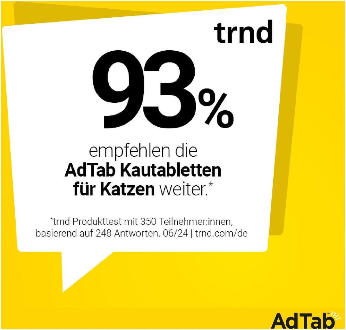 AdTab 48 mg für Katzen (2-8 kg) 3 Kautabletten