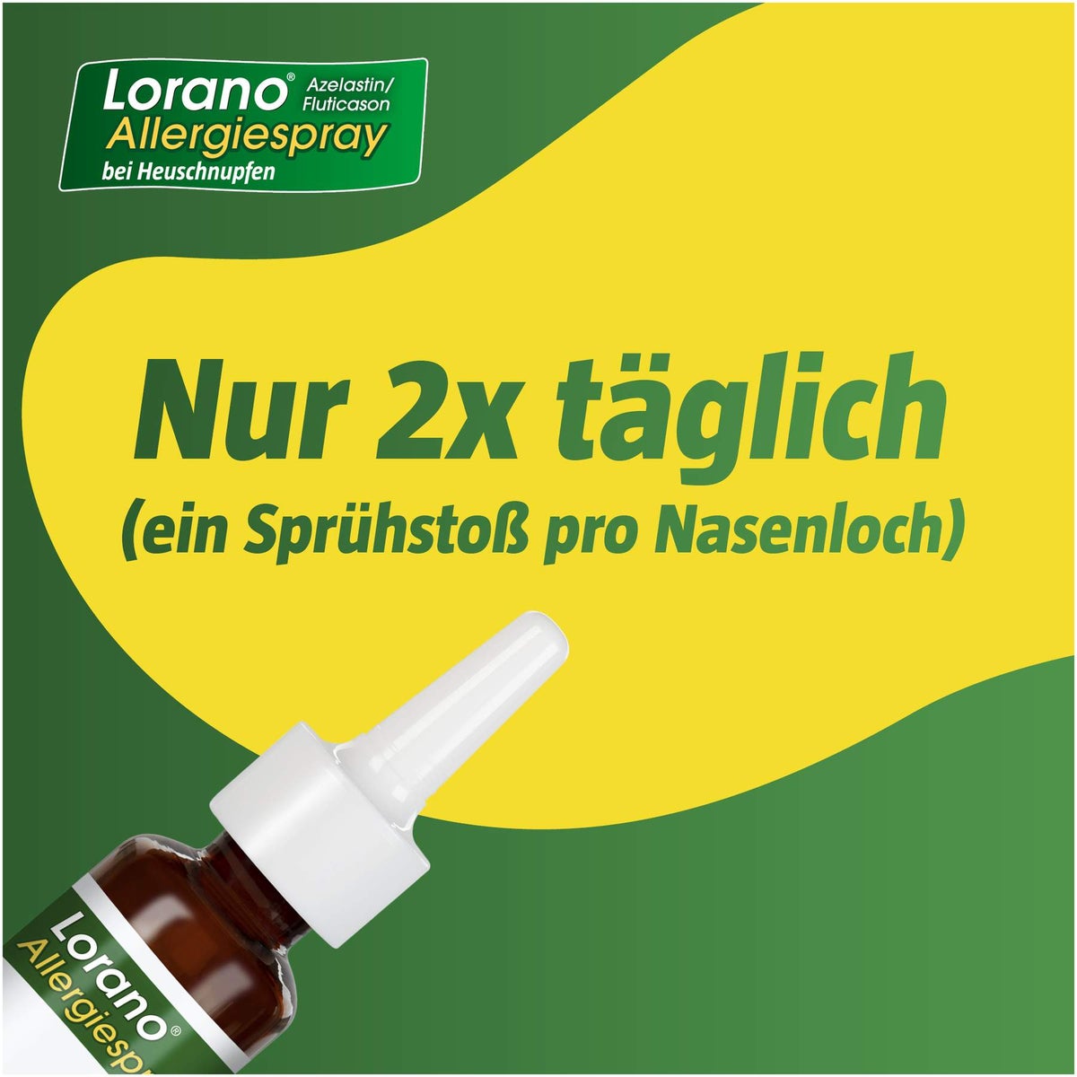 Lorano Azelastin-Fluticason Allergiespray bei Heuschnupfen 23 g