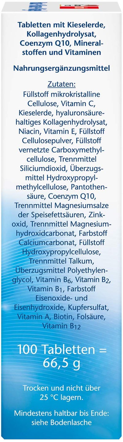 Doppelherz Aktiv Haut + Haare + Nägel 100 Tabletten