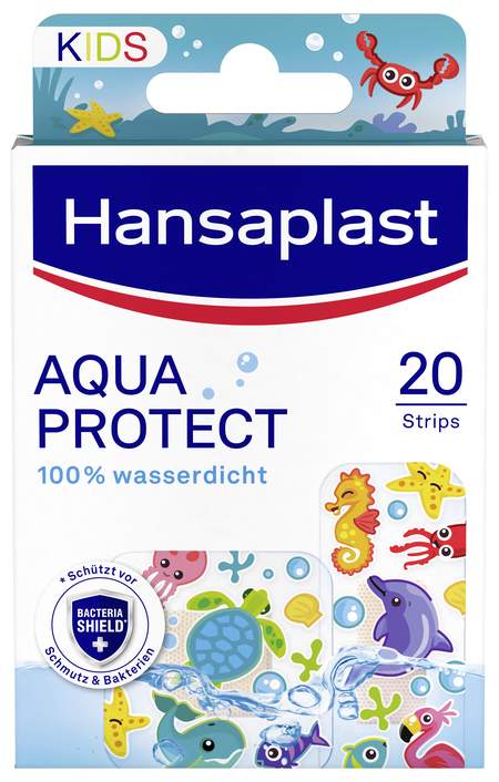 Hansaplast Kinder Pflasterstrips Aqua Protect 20 Stück