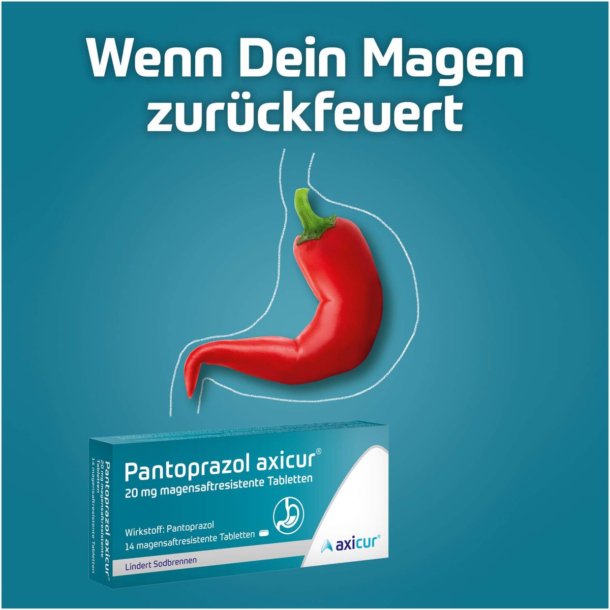 Pantoprazol axicur 20 mg 14 magensaftresistente Tabletten