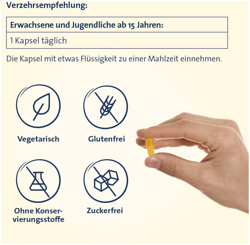 Vitamin D3 K2 Hevert + Calcium und Magnesium 1000IE 120 Kapseln