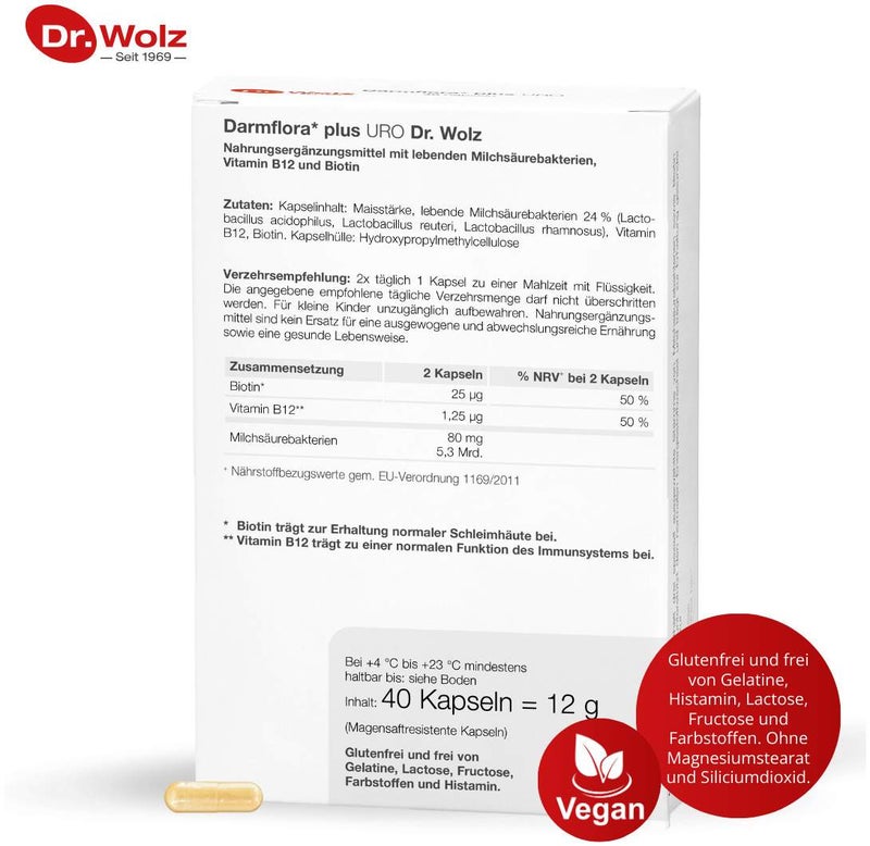 Darmflora Plus Uro Kapseln 40 Stk