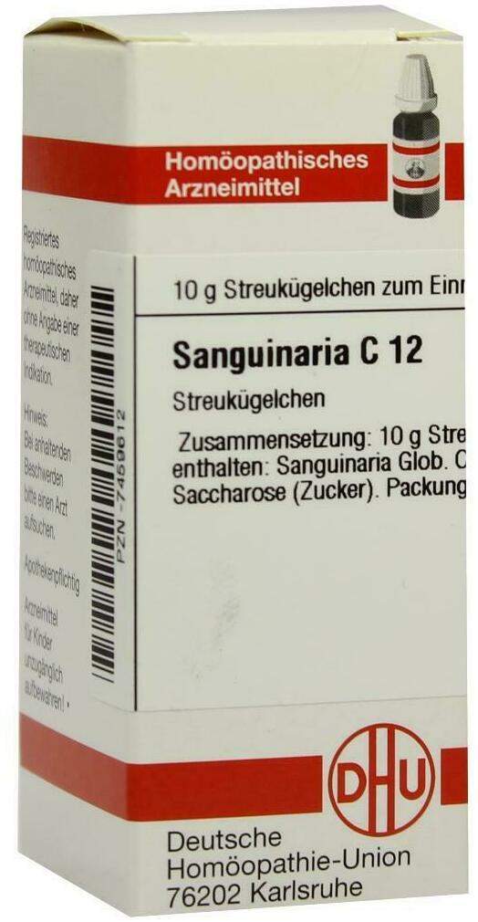 Dhu Sanguinaria C12 10 G Globuli