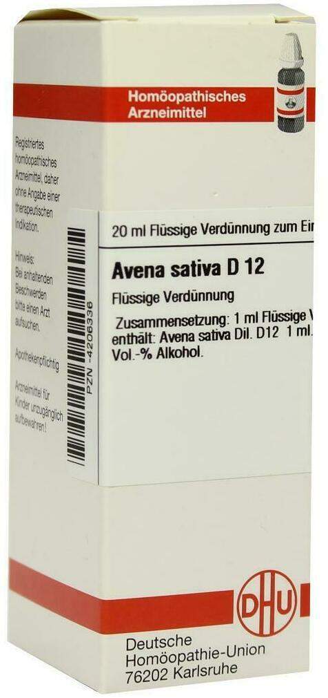 Dhu Avena Sativa D12 Dilution 20 ml
