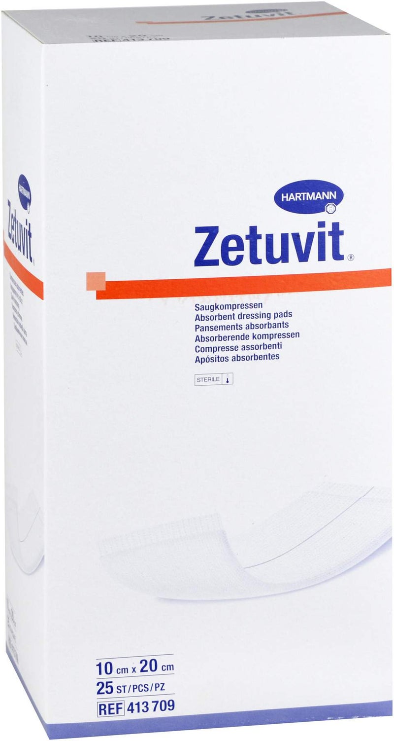 Zetuvit Saugkompresse Steril 10x20 cm