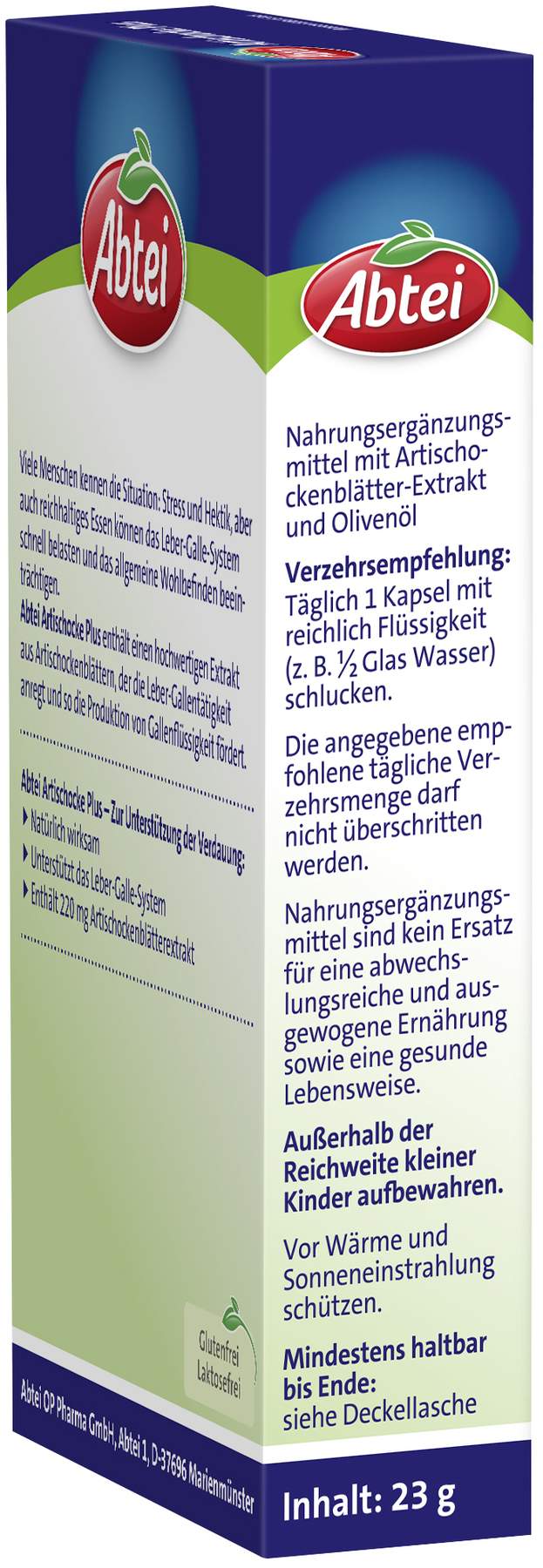 Abtei Artischocke Plus Kapseln Tf 30 Stück