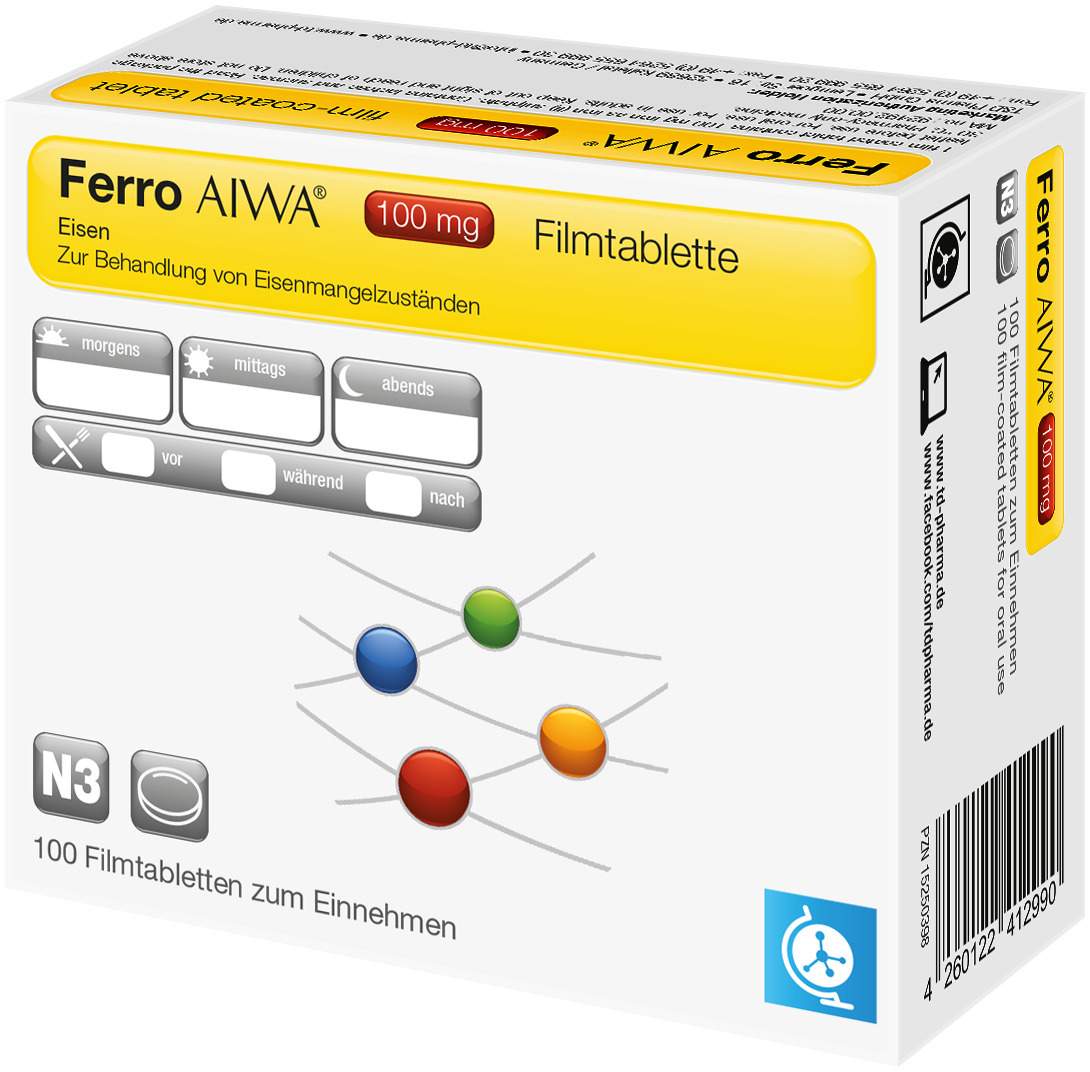 Ferro Aiwa 100 mg 100 Filmtabletten