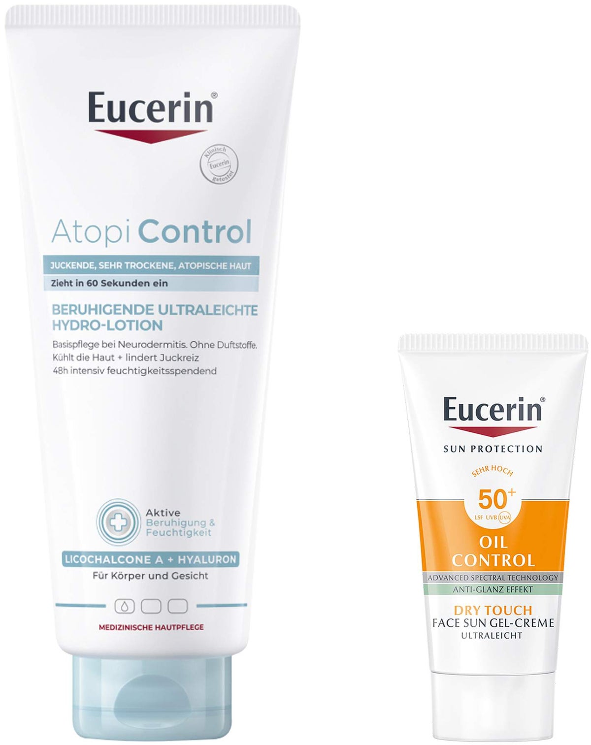Eucerin AtopiControl Hydro-Lotion 400 ml + gratis Eucerin Sun Gelcreme Oil Control 20 ml