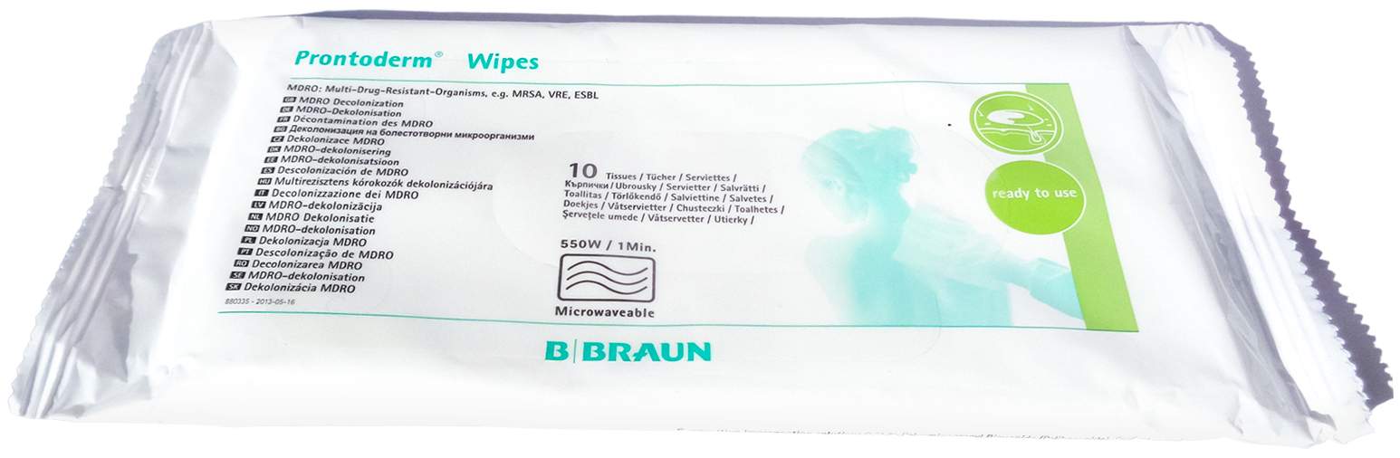 Prontoderm Wipes Einmalwascht.Mrsa Dekolonisierung