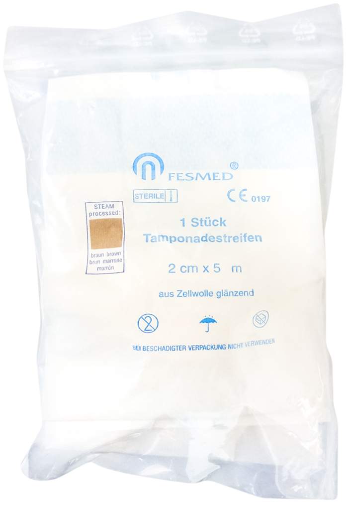 Tamponadestreifen Steril 2 Cmx5 M 5 Stück
