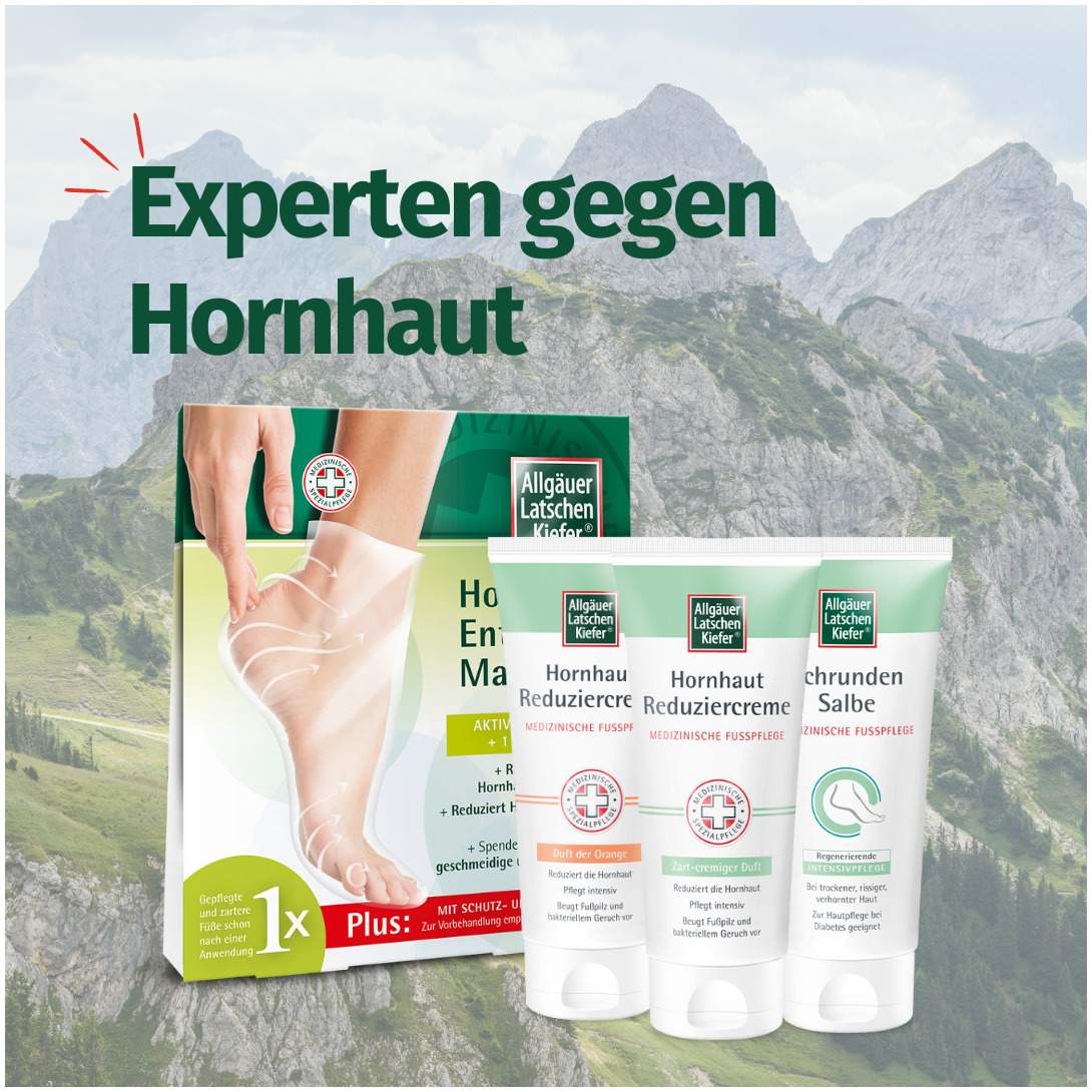 Allgäuer Latschenkiefer Hornhaut Reduziercreme Orange 100 ml