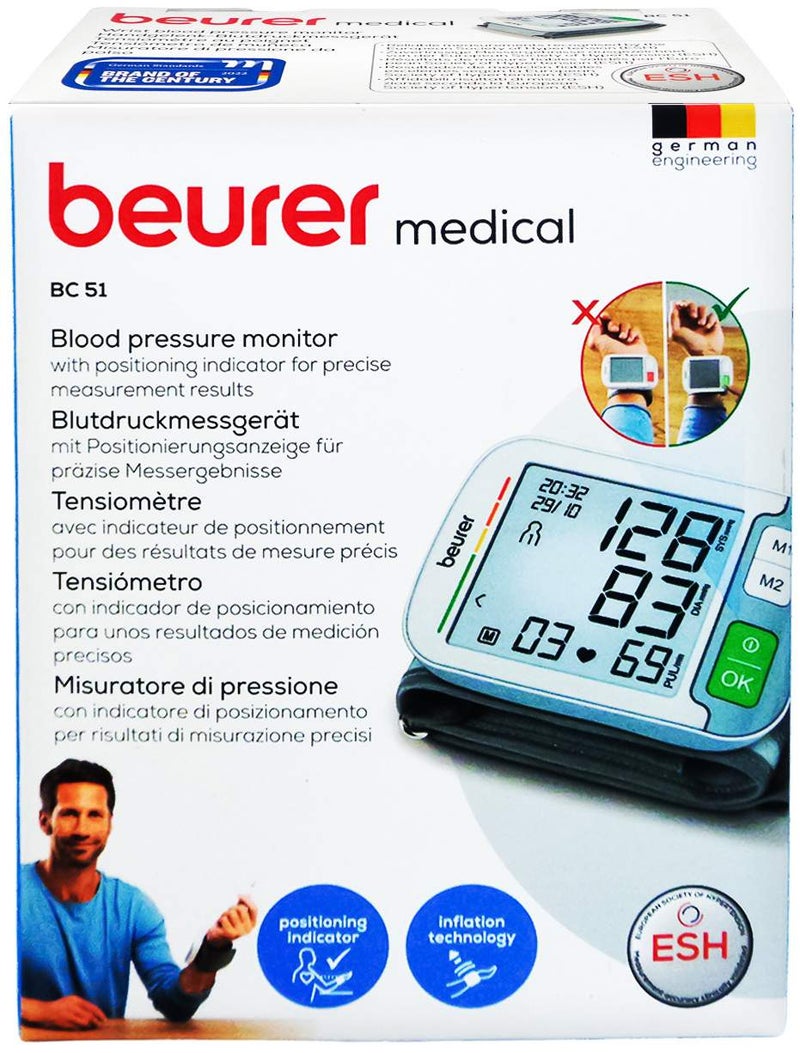 Beurer Bc51 Handgelenk Blutdruckmessgerät